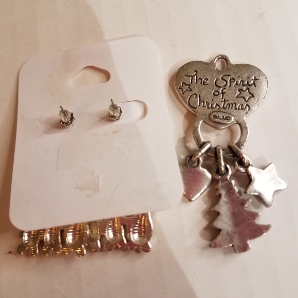 Penguin Christmas earring set j395 - Picture 4 of 5